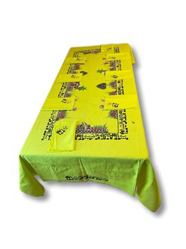 BANCOLO tablecloth with 8 matching napkins