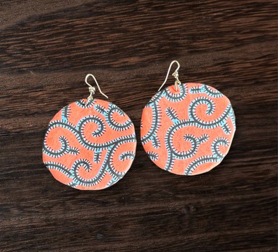 Wax earrings