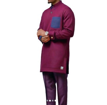 Men african suit kaftan African outfit, two piece men's suit jacket