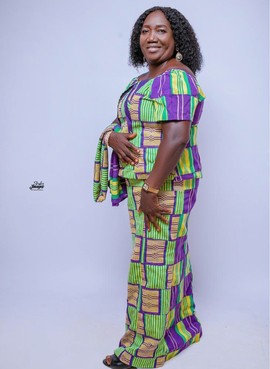Robe longue - Original Kente