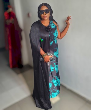 Regal African Woman Luxe Jumpsuit For Weddings/Special occasions/Prom/Plus Size