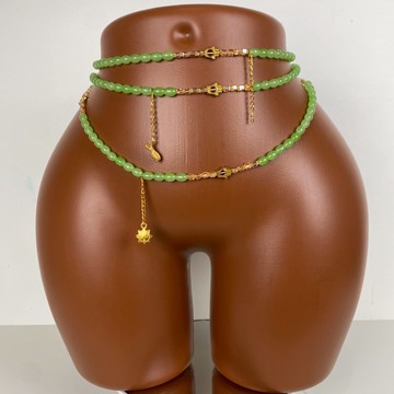Perle de taille, chaîne de taille, bayas , bine bine , collier de taille, collier de ventre
