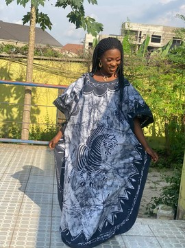 Robes boubou originales Kampala adire boubou longue gawn