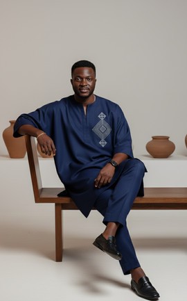The Modern Tan Kaftan Suit