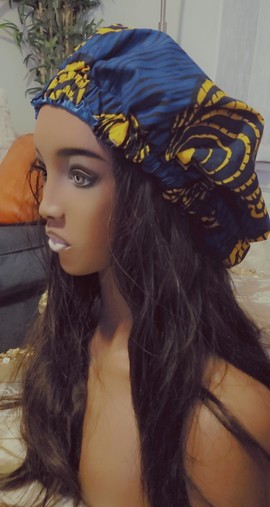 Ankara hair bonnet