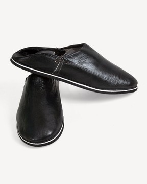 Babouche en cuir véritable authentique