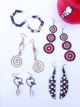 Boucles d’oreilles statement Heri | parures de bijoux | créoles