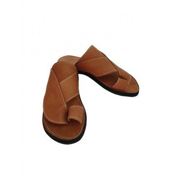 Men's sandal in genuine leather