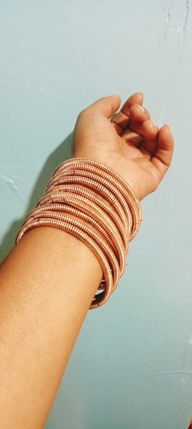 Copper bracelets, African jewellery,10 bracelets, adjustable bracelet, African bracelets.