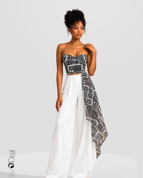 Double-sided wrap top