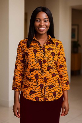 Versatile Ankara African Print Ladies Shirts | Trendy &amp; Chic