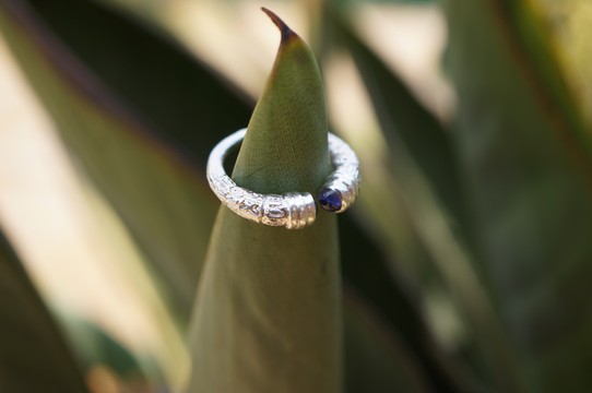 Silver VANGO ring