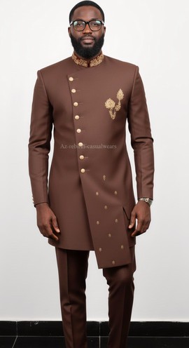 Boubou Embroidered safari India suit