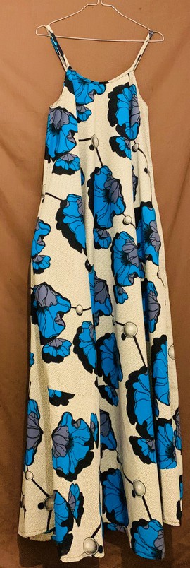 Robe longue en Wax