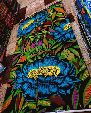 Ankara Wax Fabric 6 yards/African Fashion/ African fabric/ African dress