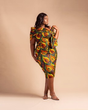 FALLING HEARTS MABEL ANKARA DRESS