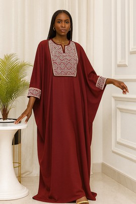 Embroidered boubou waliyat boubou