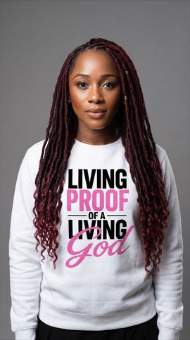 Sweatshirt - "Living proof"
