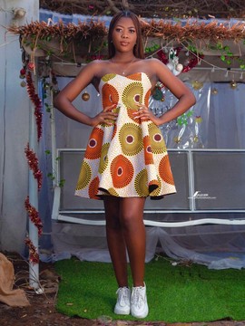 african short dresses designs 2020 AFRICAN ANKARA FASHION PICTURES SHORT GOWN ANKARA STYLES