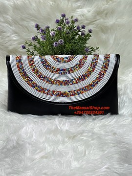 KENYAN BEADED CLUTCH BAG