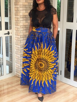 blue sun skirt