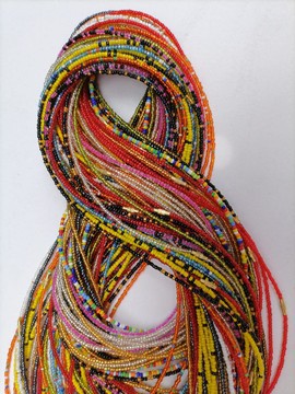 100 Waist beads , African waist beads , wholesale waist beads/ bulk waist beads