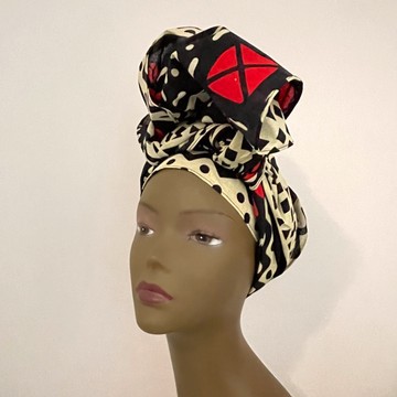 Couvre-chef en coton Ankara imprimé africain