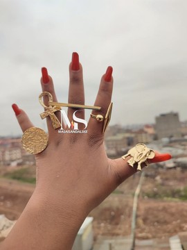 Bagues en laiton, bagues en laiton africaines, bagues boho, bagues de déclaration,