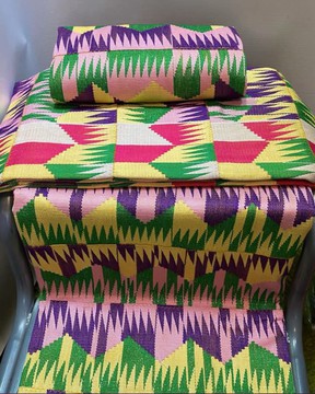 African kente/ Ashanti Bonwire Kente -Hand woven
