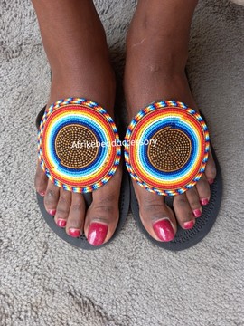 Strapy sandals, Masai sandals, beaded sandals, summer sandals, women sandals,