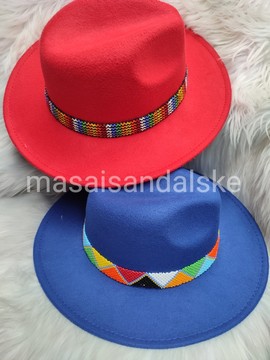 Chapeaux Fedora, chapeau fedora perlé africain