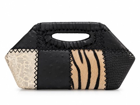 SAC MINI JILL - Imprimé zèbre (Noir)