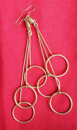Boucles d'oreilles africaines / bijoux femmes / boucles d'oreilles faites à la main