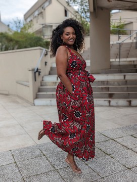 LONG WAX DRESS