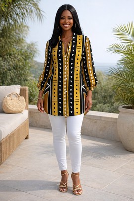 The Village Bloom Shirt Dress – Color born from tradition
