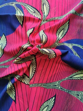African wax muslin fabric fluid satin fabric