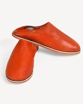Babouche en cuir véritable authentique