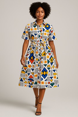 Robe chemise blanche