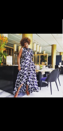 MARYLIN ASYMMETRIC dress