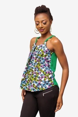 African PrintTop, Ankara top, African Womens Clothing, Womens Clothing, Womens wear
