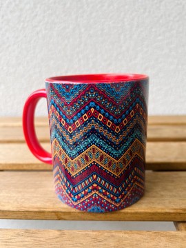 Magnifique tasse Wax chevrons par Pincée de Joie