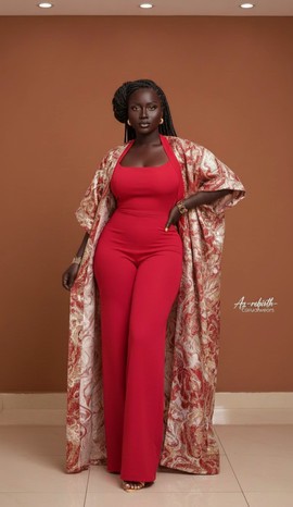 Boubou kimono trois pièces