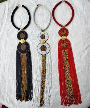 Wholesale set of 50 long necklaces for women, beaded chokers, bridesmaid gifts