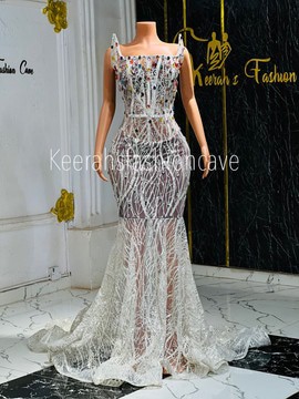 White prom cape dress, prom gowns, engagement dress
