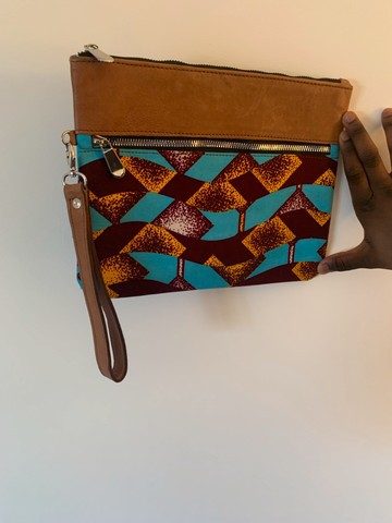 Wax and leather loincloth pouch