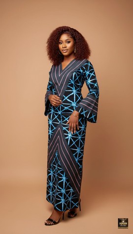 Torera Maxi kaftan dress