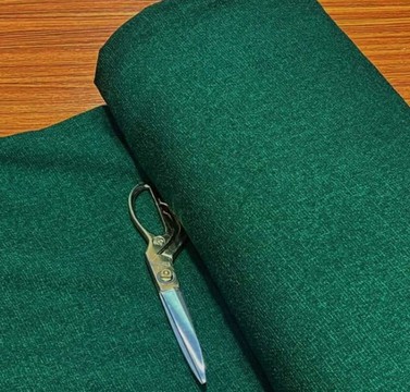 Green men fabric, cashmere, German wool (per yards)