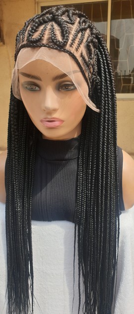 32 inches skinny butterfly locs wig