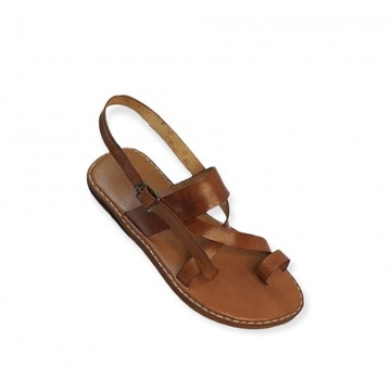 Sandale en cuir véritable haute qualité fait main mode femme