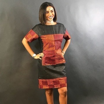 Very beautiful dress in wax